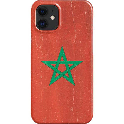 Morocco Flag Distressed iPhone 12 Mini Lite Case
